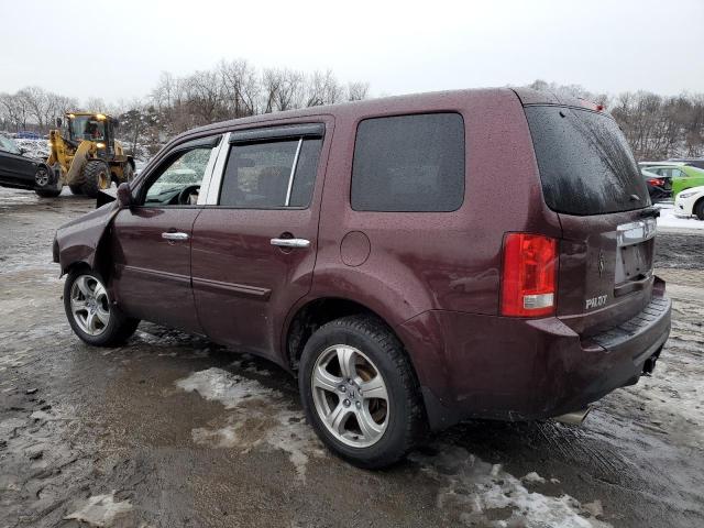 5FNYF4H50FB033020 - 2015 HONDA PILOT EXL BURGUNDY photo 2