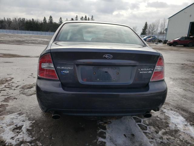 4S3BL696X73202928 - 2007 SUBARU LEGACY 2.5 GT SPEC B GRAY photo 6