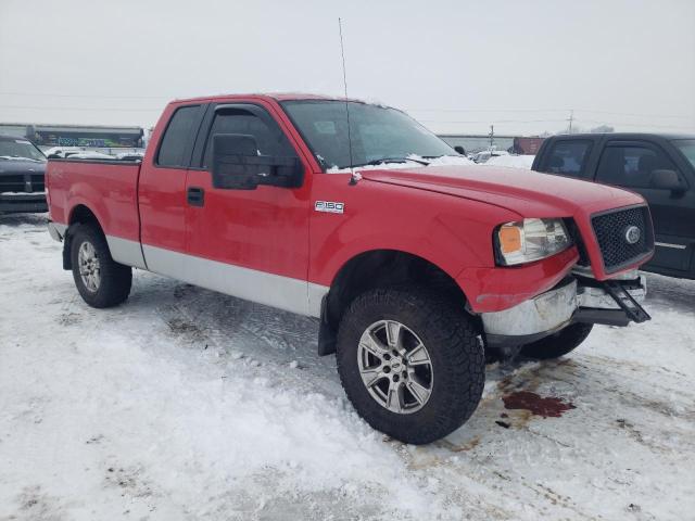 1FTPX14545NB15796 - 2005 FORD F150 RED photo 4