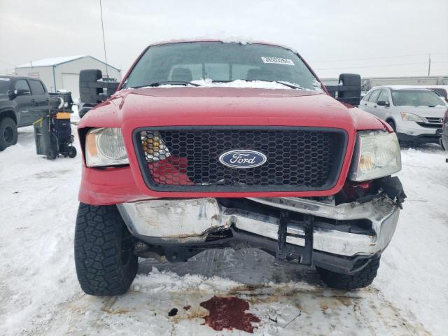 1FTPX14545NB15796 - 2005 FORD F150 RED photo 5