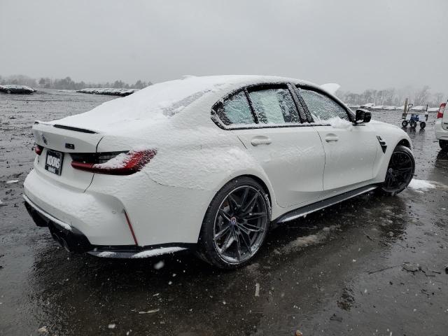 WBS43AY04PFP05337 - 2023 BMW M3 COMPETITION WHITE photo 3