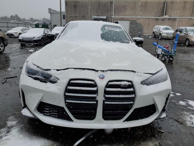 WBS43AY04PFP05337 - 2023 BMW M3 COMPETITION WHITE photo 5