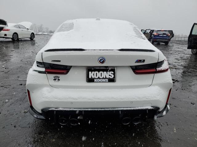 WBS43AY04PFP05337 - 2023 BMW M3 COMPETITION WHITE photo 6