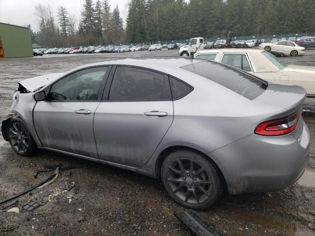 1C3CDFAA3GD606783 - 2016 DODGE DART SE SILVER photo 2