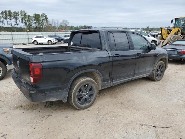 5FPYK3F8XJB000979 - 2018 HONDA RIDGELINE BLACK EDITION BLACK photo 3