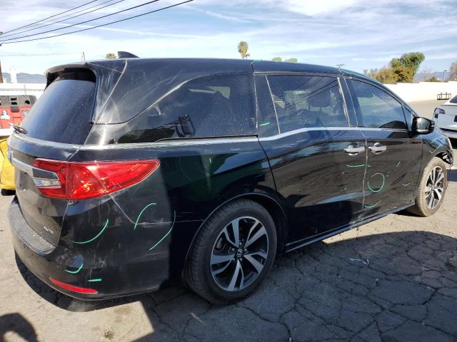 5FNRL6H94JB002924 - 2018 HONDA ODYSSEY ELITE Czarny zdjęcie 3