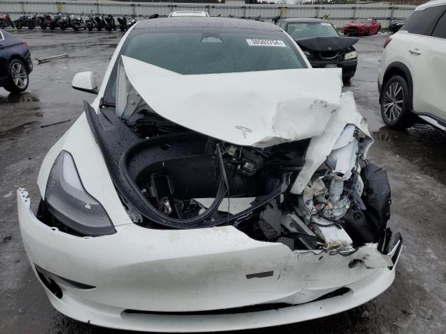 5YJ3E1EA8PF607717 - 2023 TESLA MODEL 3 WHITE photo 5