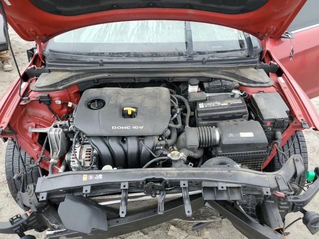 KMHD84LF3HU336081 - 2017 HYUNDAI ELANTRA SE RED photo 11