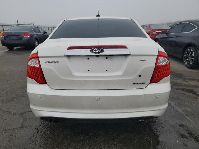 3FAHP0JG7CR445050 - 2012 FORD FUSION SEL WHITE photo 6