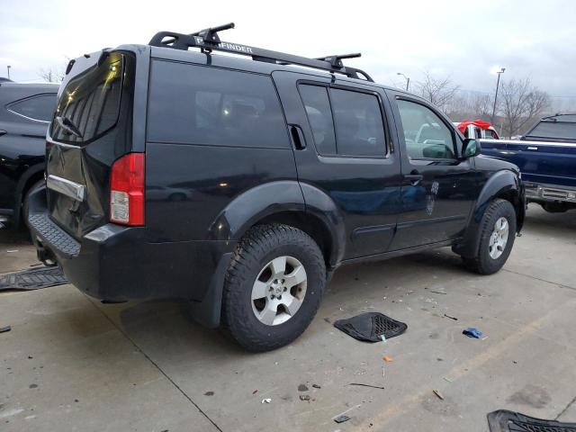 5N1AR18W96C637237 - 2006 NISSAN PATHFINDER LE შავი ფოტო 3