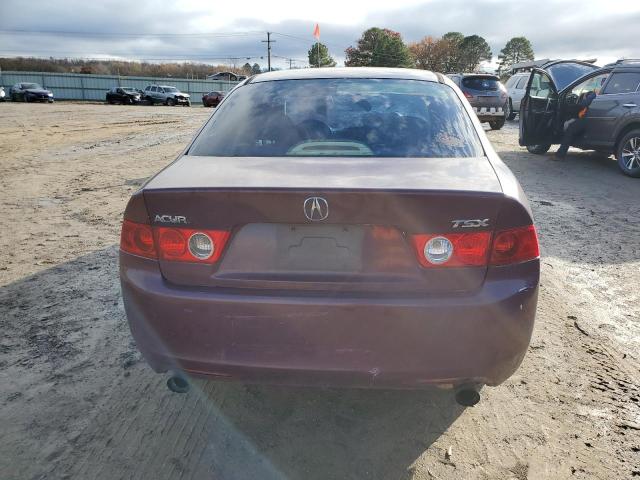 JH4CL96844C017313 - 2004 ACURA TSX MAROON photo 6