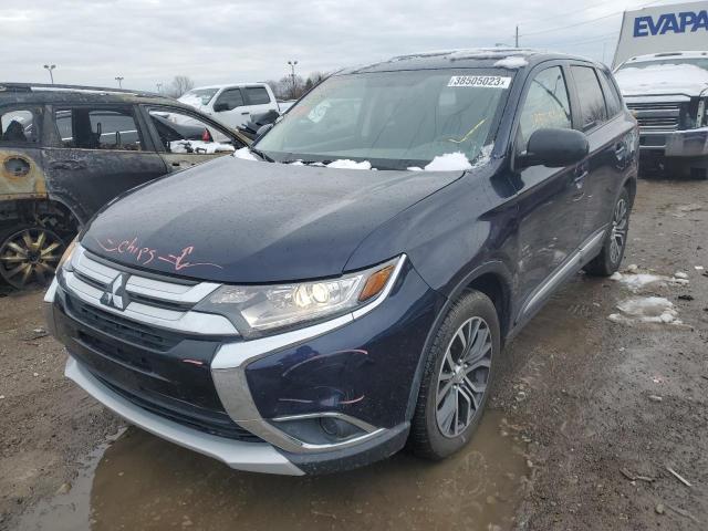 JA4AD2A33JJ002604 - 2018 MITSUBISHI OUTLANDER ES BLUE photo 1