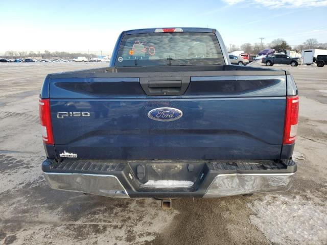 1FTEX1EP6HFC10771 - 2017 FORD F150 SUPER CAB BLUE photo 6