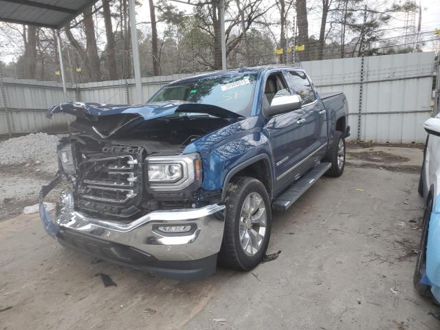 3GTP1NEC7JG267922 - 2018 GMC SIERRA C1500 SLT BLUE photo 1