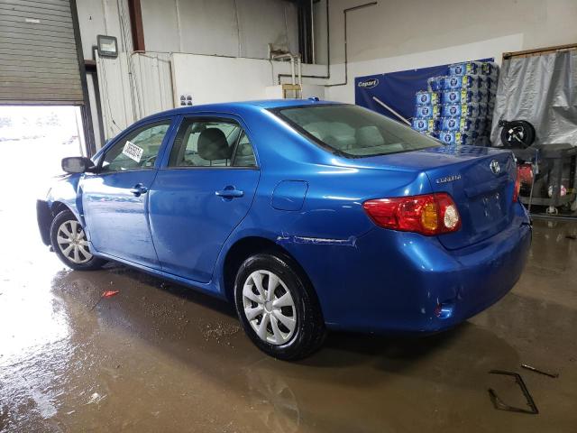 2T1BU4EE2AC388736 - 2010 TOYOTA COROLLA BASE BLUE photo 2