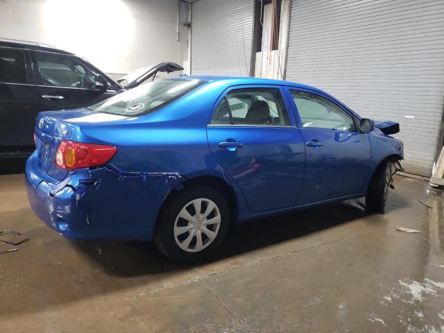 2T1BU4EE2AC388736 - 2010 TOYOTA COROLLA BASE BLUE photo 3