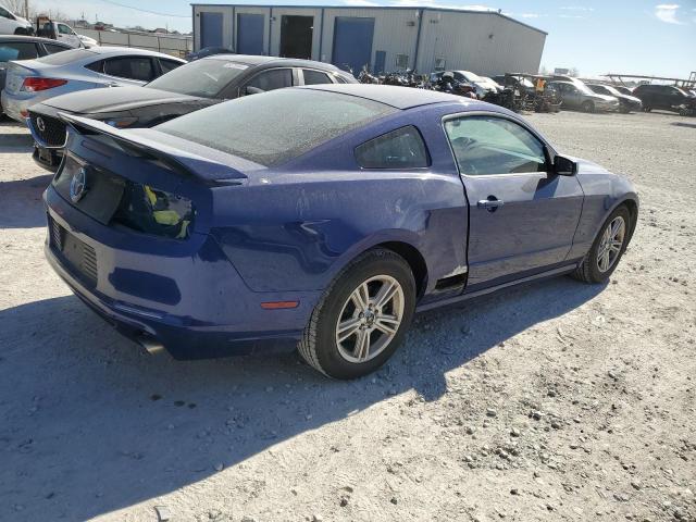 1ZVBP8AMXE5233329 - 2014 FORD MUSTANG BLUE photo 3