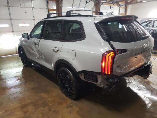 5XYP3DHC3NG285368 - 2022 KIA TELLURIDE EX GRAY photo 2