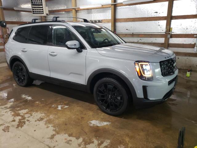 5XYP3DHC3NG285368 - 2022 KIA TELLURIDE EX GRAY photo 4