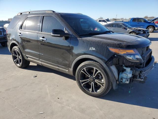 1FM5K8GT7DGC69295 - 2013 FORD EXPLORER SPORT BLACK photo 4