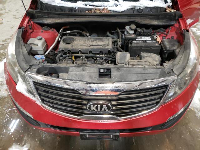 KNDPB3A28D7350158 - 2013 KIA SPORTAGE BASE RED photo 11