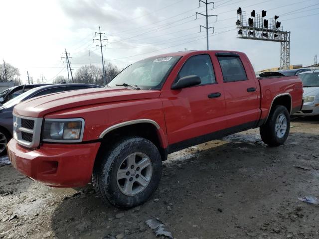 1D7RW3GK6BS598770 - 2011 DODGE DAKOTA SLT RED photo 1