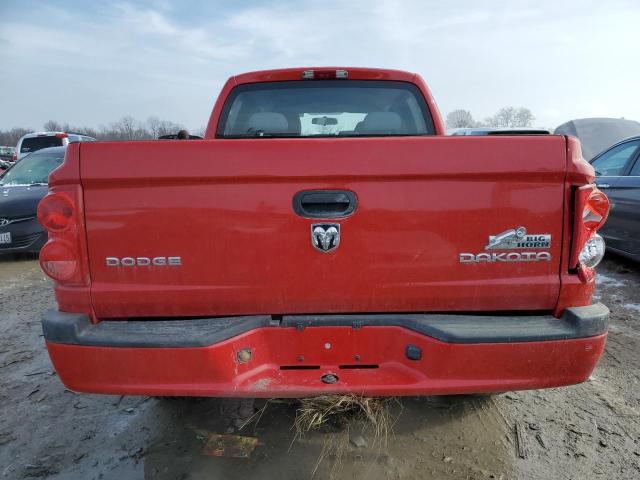 1D7RW3GK6BS598770 - 2011 DODGE DAKOTA SLT RED photo 6