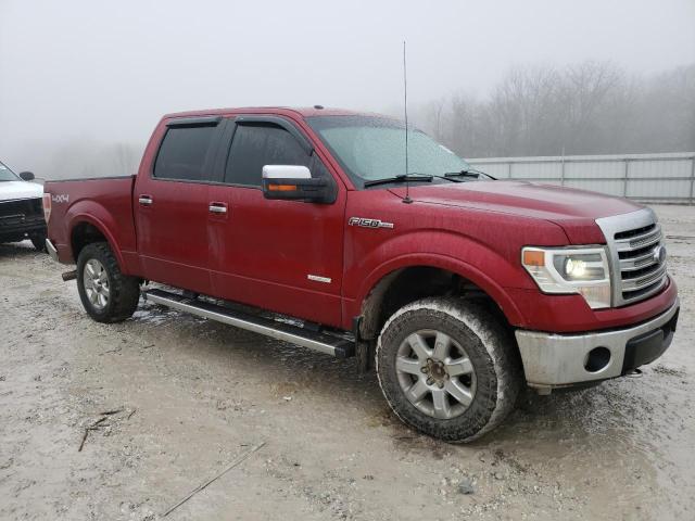 1FTFW1ET3EKE50500 - 2014 FORD F150 SUPERCREW MAROON photo 4