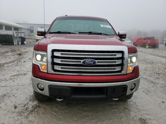 1FTFW1ET3EKE50500 - 2014 FORD F150 SUPERCREW MAROON photo 5