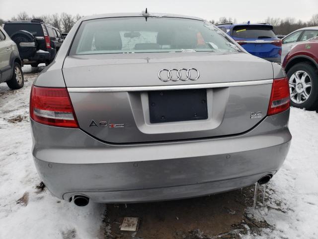 WAUEH94F06N106748 - 2006 AUDI A6 S-LINE 3.2 QUATTRO GRAY photo 6