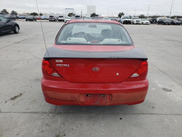 KNAFB121735250100 - 2003 KIA SPECTRA BASE RED photo 6