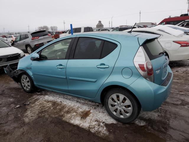 JTDKDTB3XC1019966 - 2012 TOYOTA PRIUS C TURQUOISE photo 2