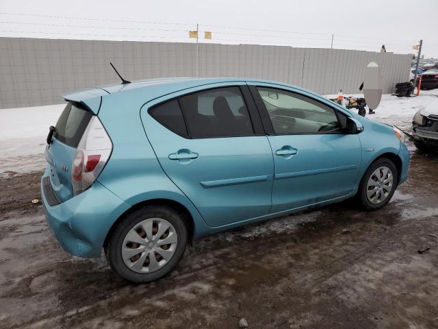 JTDKDTB3XC1019966 - 2012 TOYOTA PRIUS C TURQUOISE photo 3