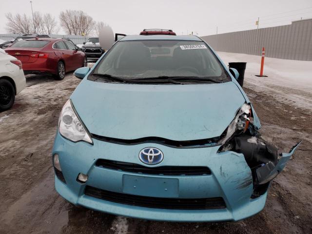 JTDKDTB3XC1019966 - 2012 TOYOTA PRIUS C TURQUOISE photo 5