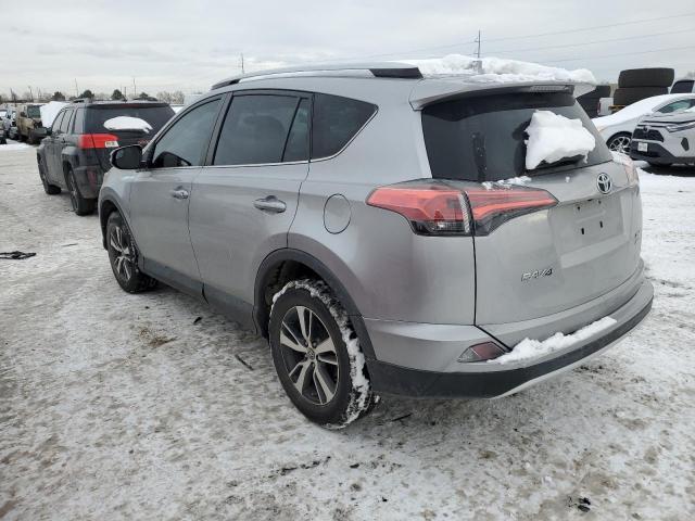 2T3RFREVXGW421146 - 2016 TOYOTA RAV4 XLE GRAY photo 2