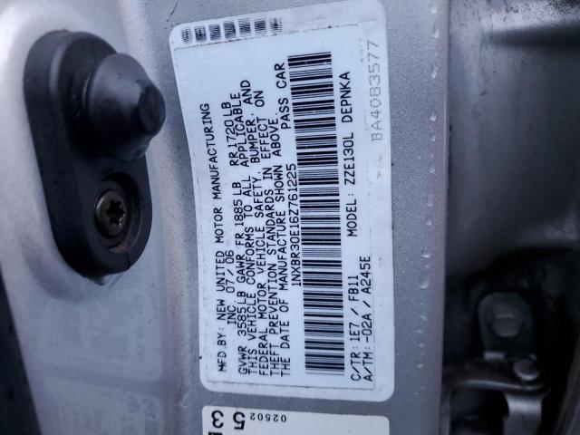 1NXBR30E16Z761225 - 2006 TOYOTA COROLLA CE SILVER photo 13