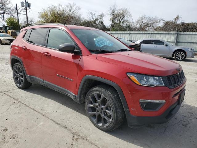 3C4NJCEB5MT553248 - 2021 JEEP COMPASS 80TH EDITION RED photo 4