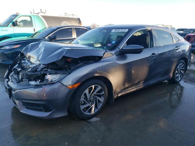 19XFC2F77GE081422 - 2016 HONDA CIVIC EX GRAY photo 1