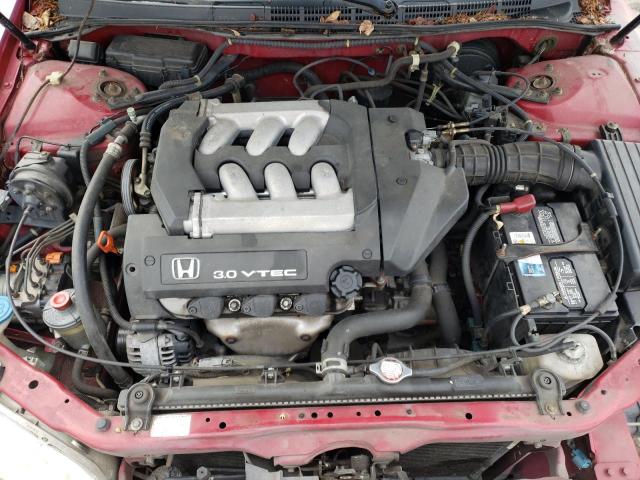 1HGCG2254YA044734 - 2000 HONDA ACCORD EX RED photo 11