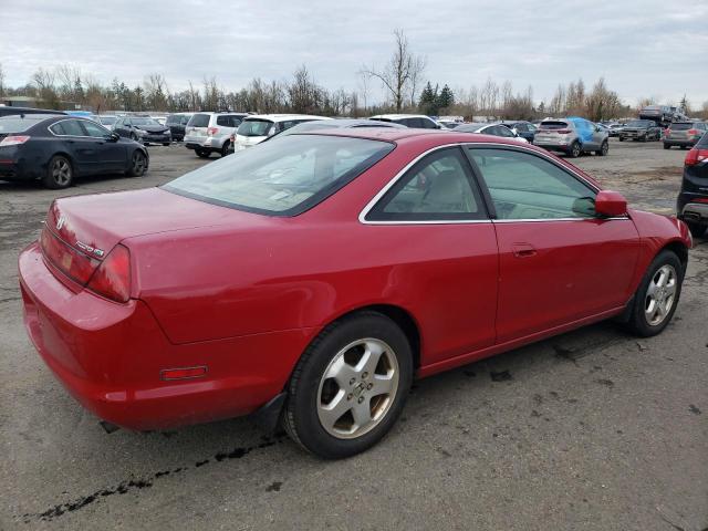 1HGCG2254YA044734 - 2000 HONDA ACCORD EX RED photo 3