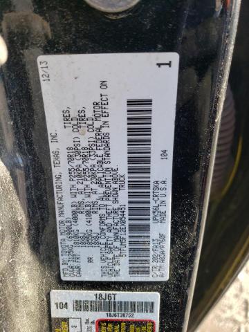 5TFUM5F12EX054451 - 2014 TOYOTA TUNDRA DOUBLE CAB SR/SR5 BLACK photo 12