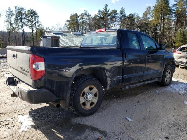 5TFUM5F12EX054451 - 2014 TOYOTA TUNDRA DOUBLE CAB SR/SR5 BLACK photo 3