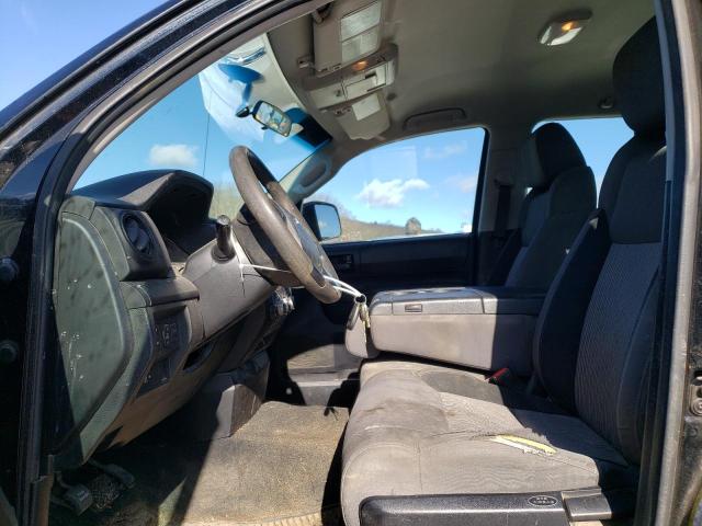 5TFUM5F12EX054451 - 2014 TOYOTA TUNDRA DOUBLE CAB SR/SR5 BLACK photo 7