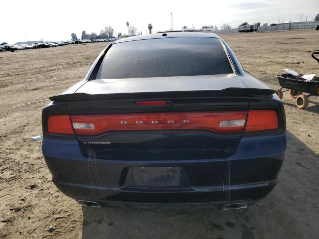 2C3CDXBG0EH353897 - 2014 DODGE CHARGER SE BLUE photo 6