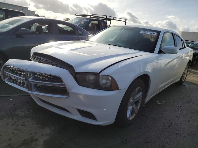 2B3CL3CG7BH587232 - 2011 DODGE CHARGER WHITE photo 1