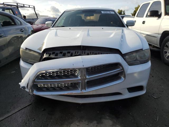 2B3CL3CG7BH587232 - 2011 DODGE CHARGER WHITE photo 5