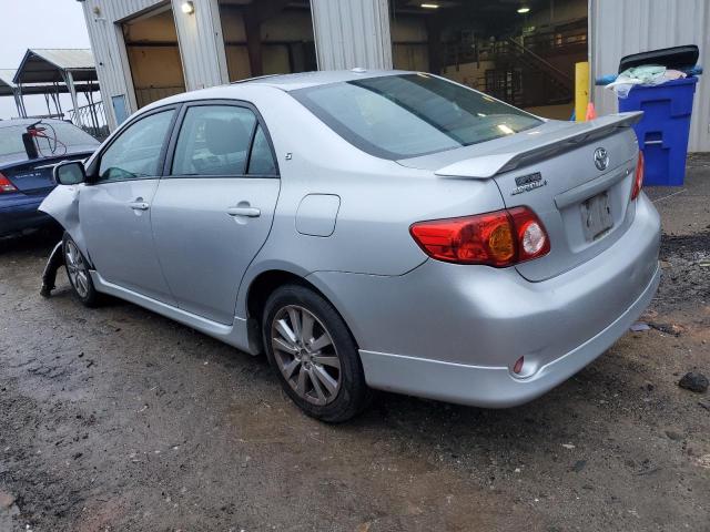 2T1BU4EE3AC497058 - 2010 TOYOTA COROLLA BASE SILVER photo 2