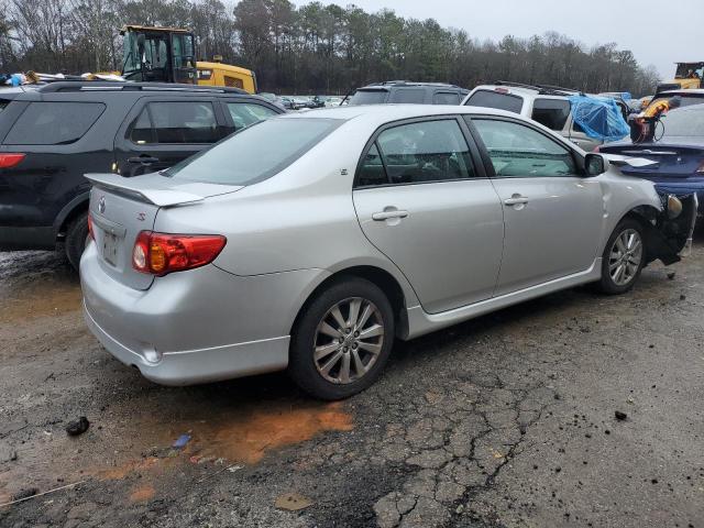 2T1BU4EE3AC497058 - 2010 TOYOTA COROLLA BASE SILVER photo 3