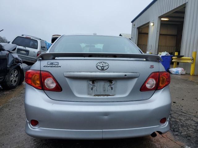 2T1BU4EE3AC497058 - 2010 TOYOTA COROLLA BASE SILVER photo 6