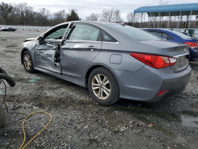 5NPEB4AC6EH852458 - 2014 HYUNDAI SONATA GLS BLACK photo 2